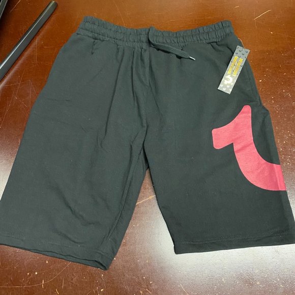 True Religion Drawstring Relaxed Activewear Shorts